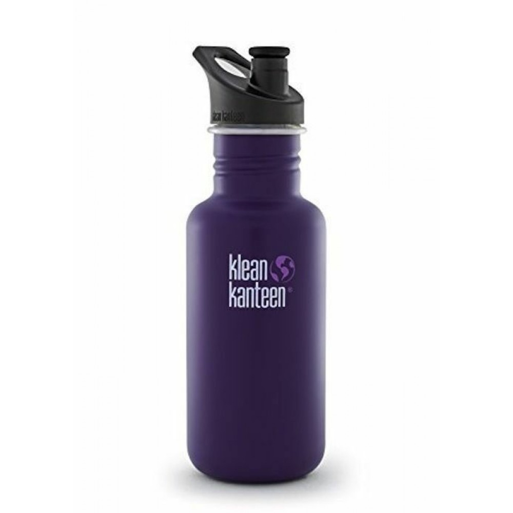 Klean kanteen drikkeflaske winter plum sportscap 532 ml.