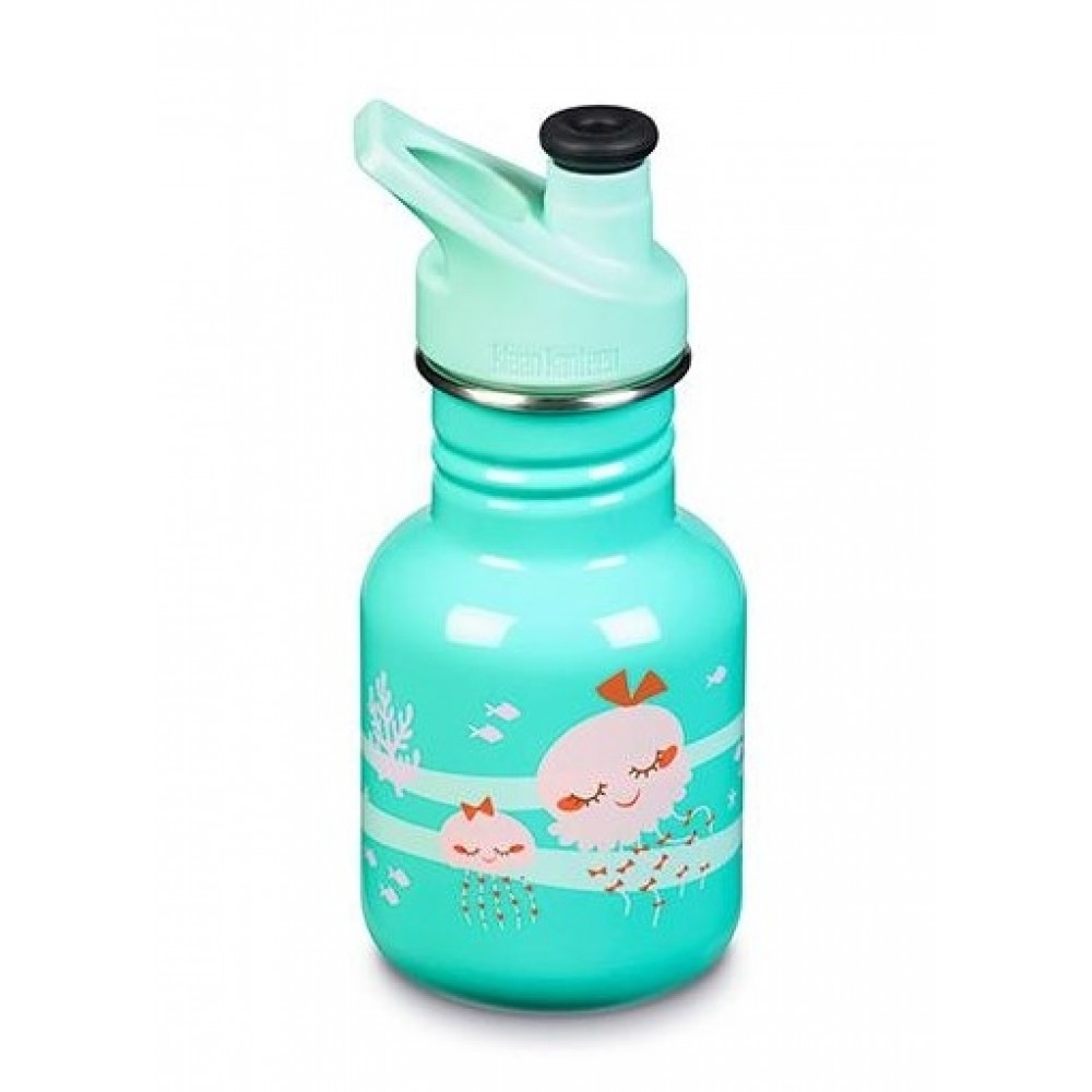 Klean Kanteen Bubble Gum drikkeflaske drikkedunk jellyfish grøn